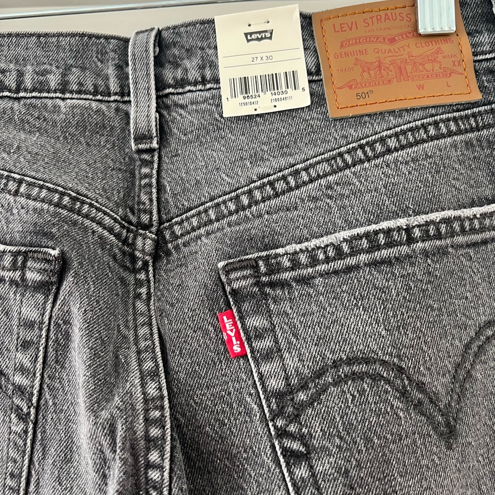 Levi's 501 Straight Jeans in Gray